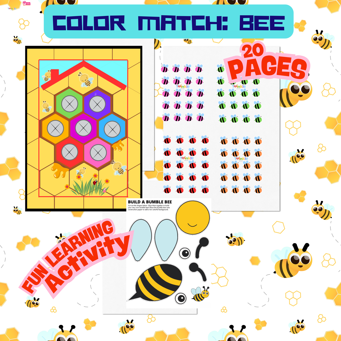 Color Match: Bees