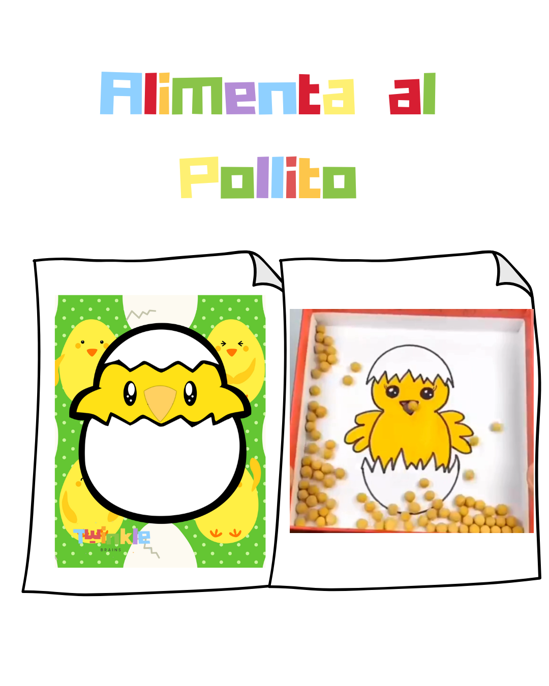 Free Printable Feed the Chick