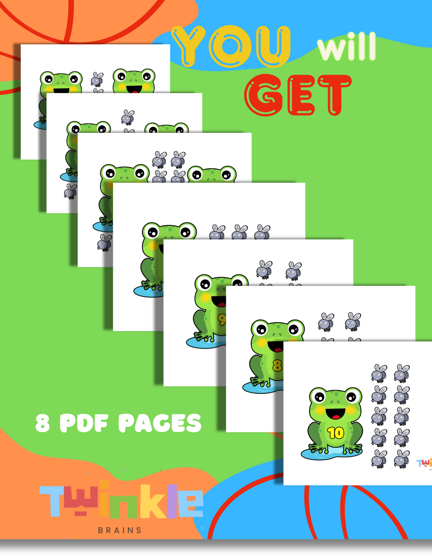 Feed the Frogs! A Fun Counting Game" 🐸✨