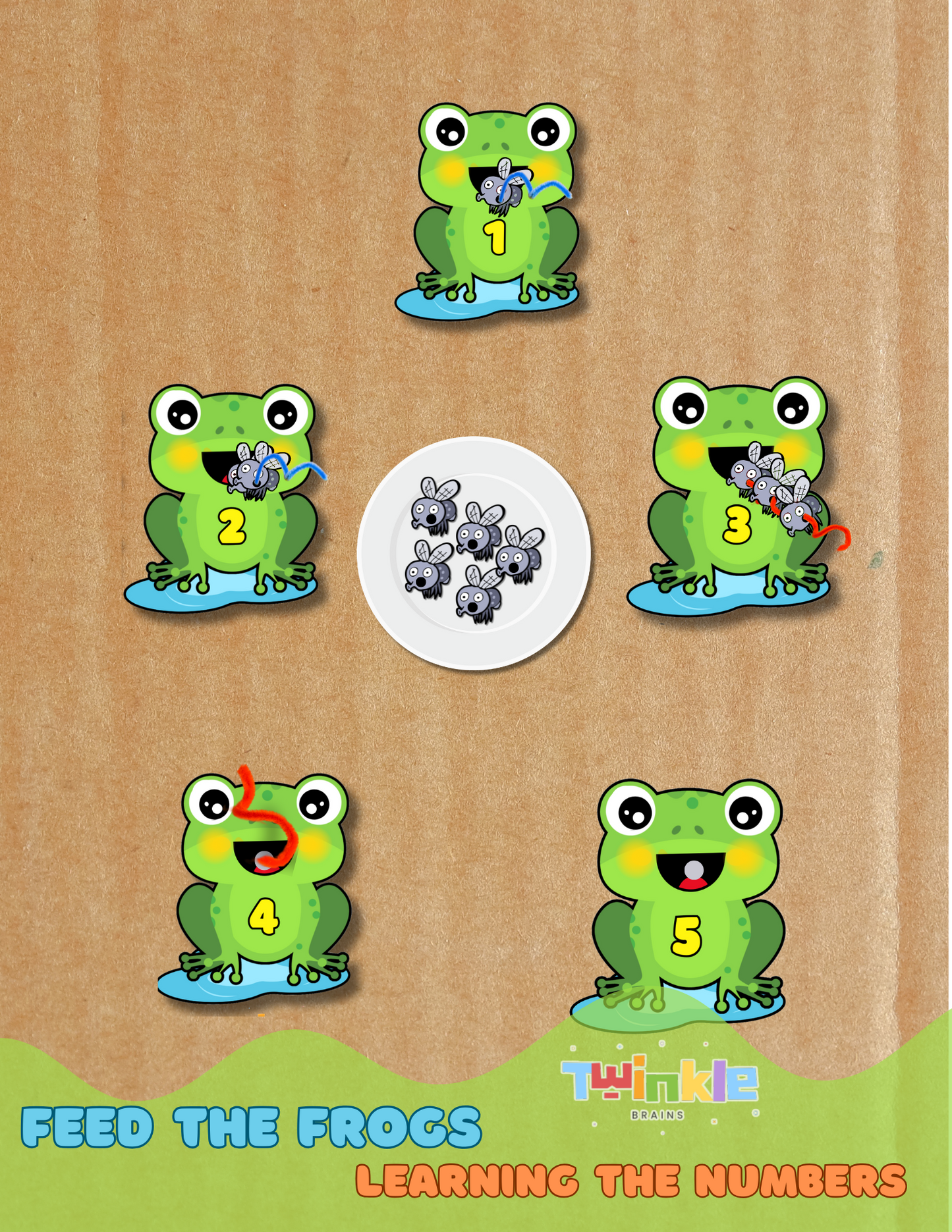 Feed the Frogs! A Fun Counting Game" 🐸✨
